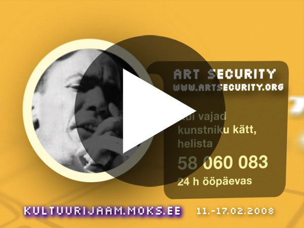 Commercial for Kultuurijaam program of Tartu Art Month (2008)